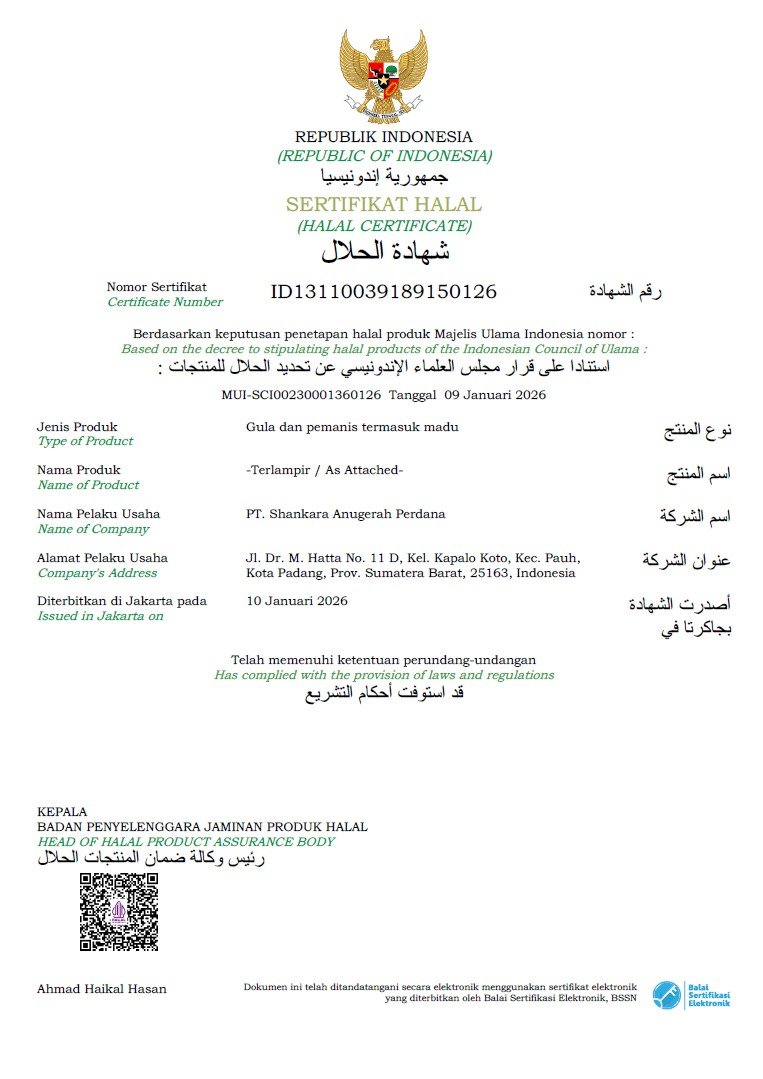 Sertifikat Halal 1